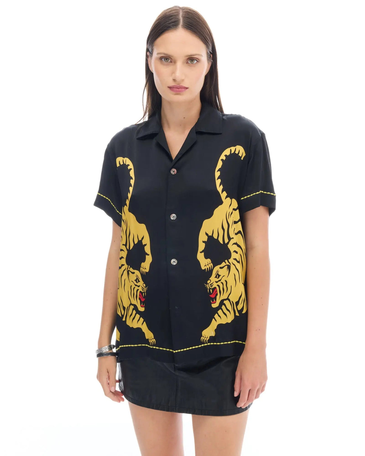 The Tales - Crouching Tiger Silk Shirt