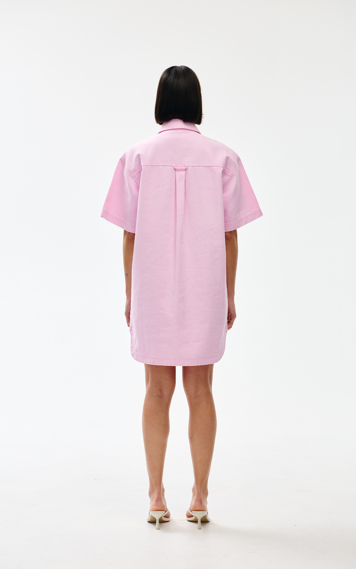 Kinney - Freya Dress - Blush Wash Denim