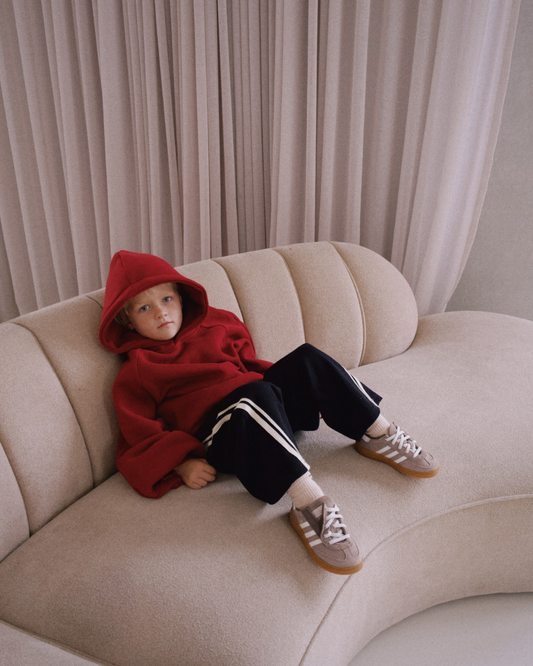 SŚAINT - KIDS SŚAINT TONAL HOODIE - CHERRY