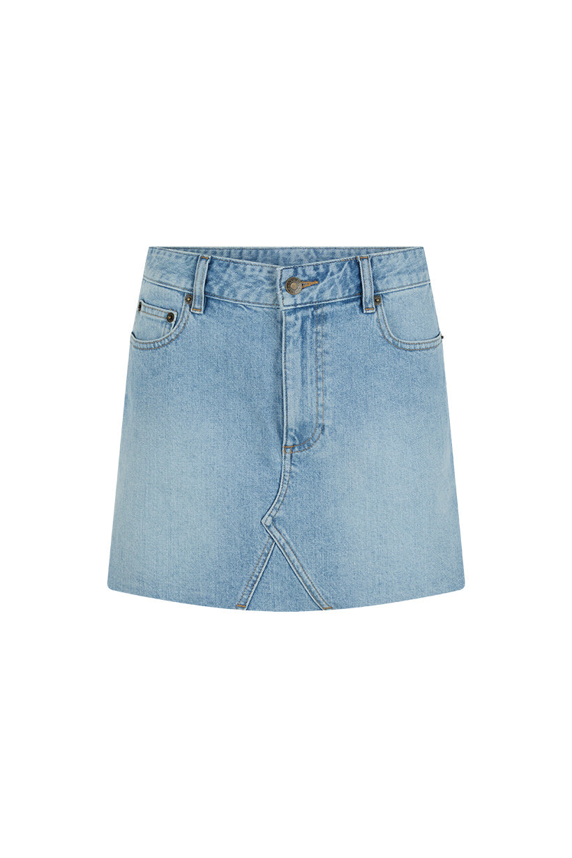 Spell - 1979 Denim Mini Skirt - Vintage Blue
