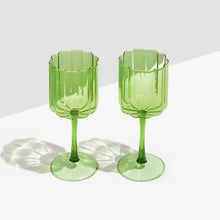Load image into Gallery viewer, Fazeek Wave Wine Glasses - Set of Two
