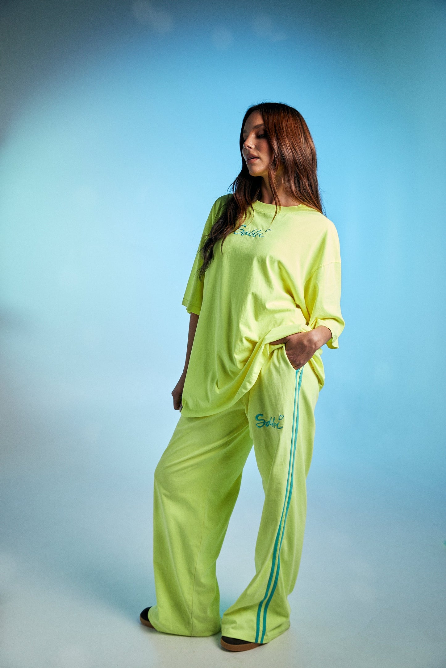 Sabbi - The Fluro Chido Pants - Fluro Lemon