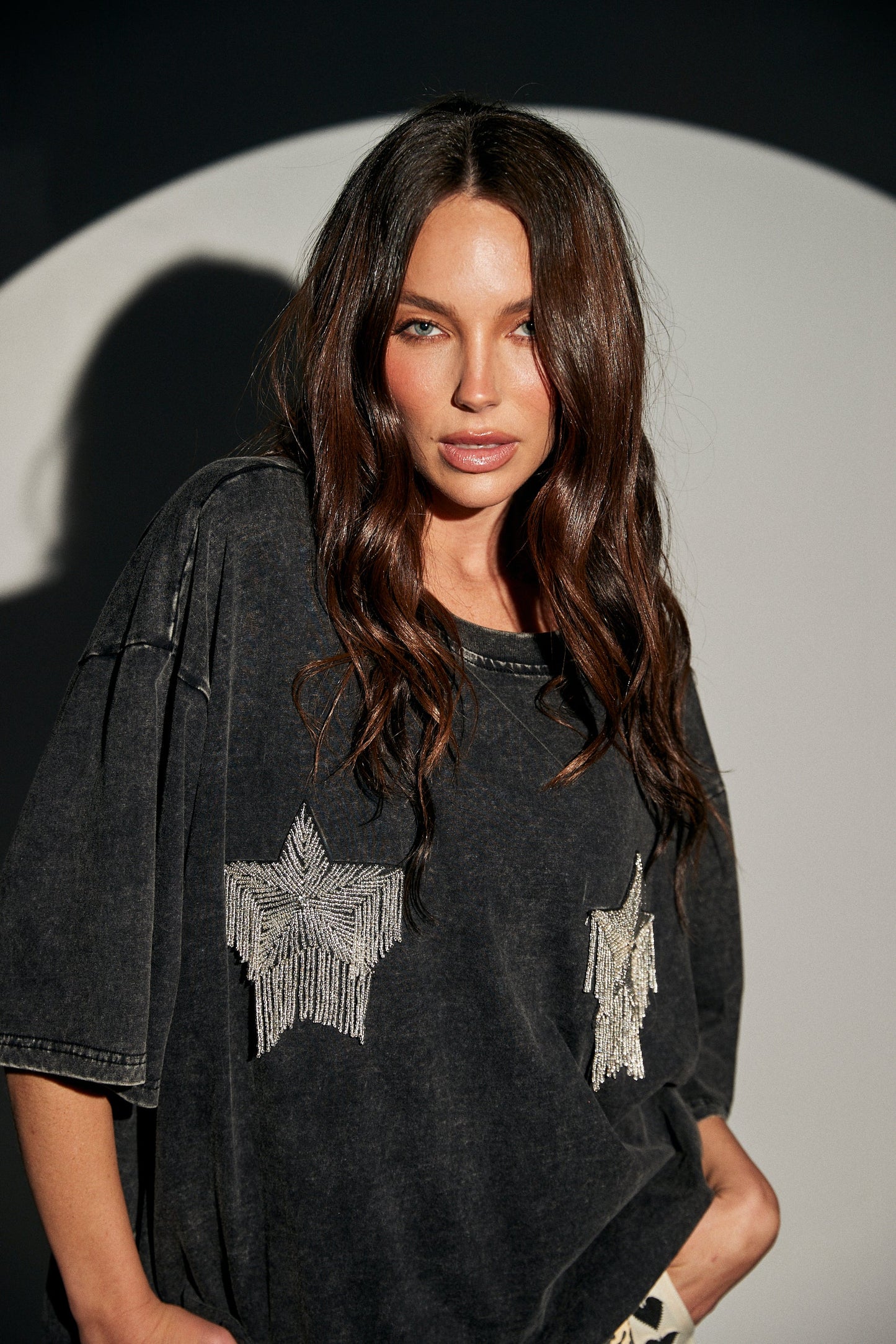 Sabbi - The Sparkle Titty Tee - Black