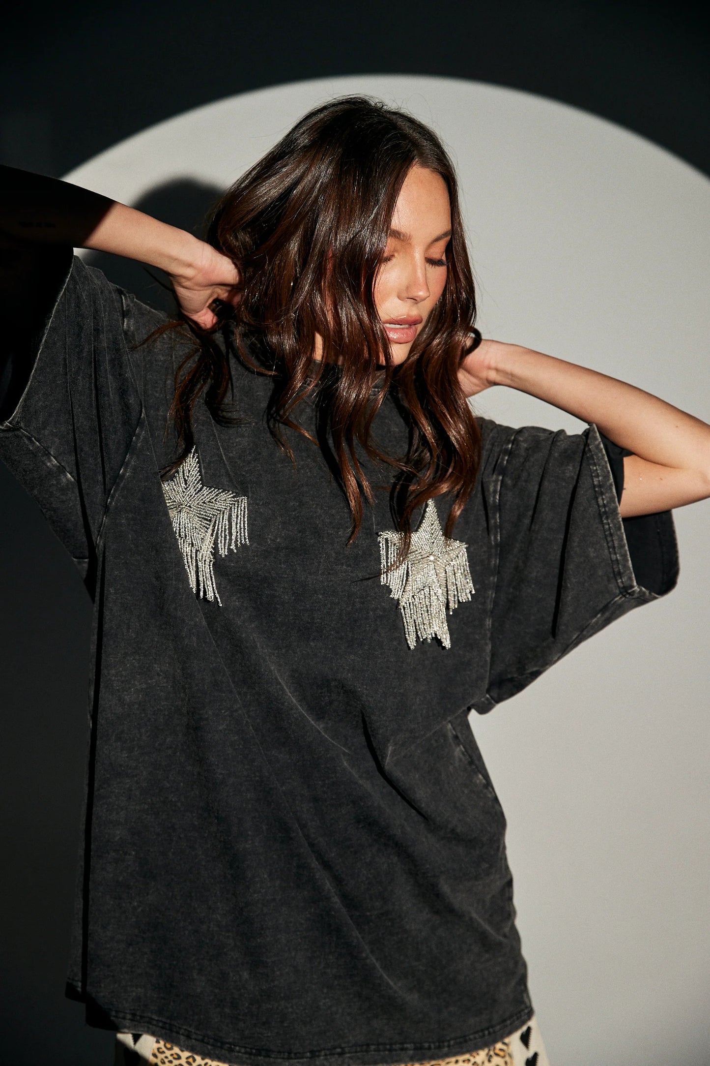 Sabbi - The Sparkle Titty Tee - Black