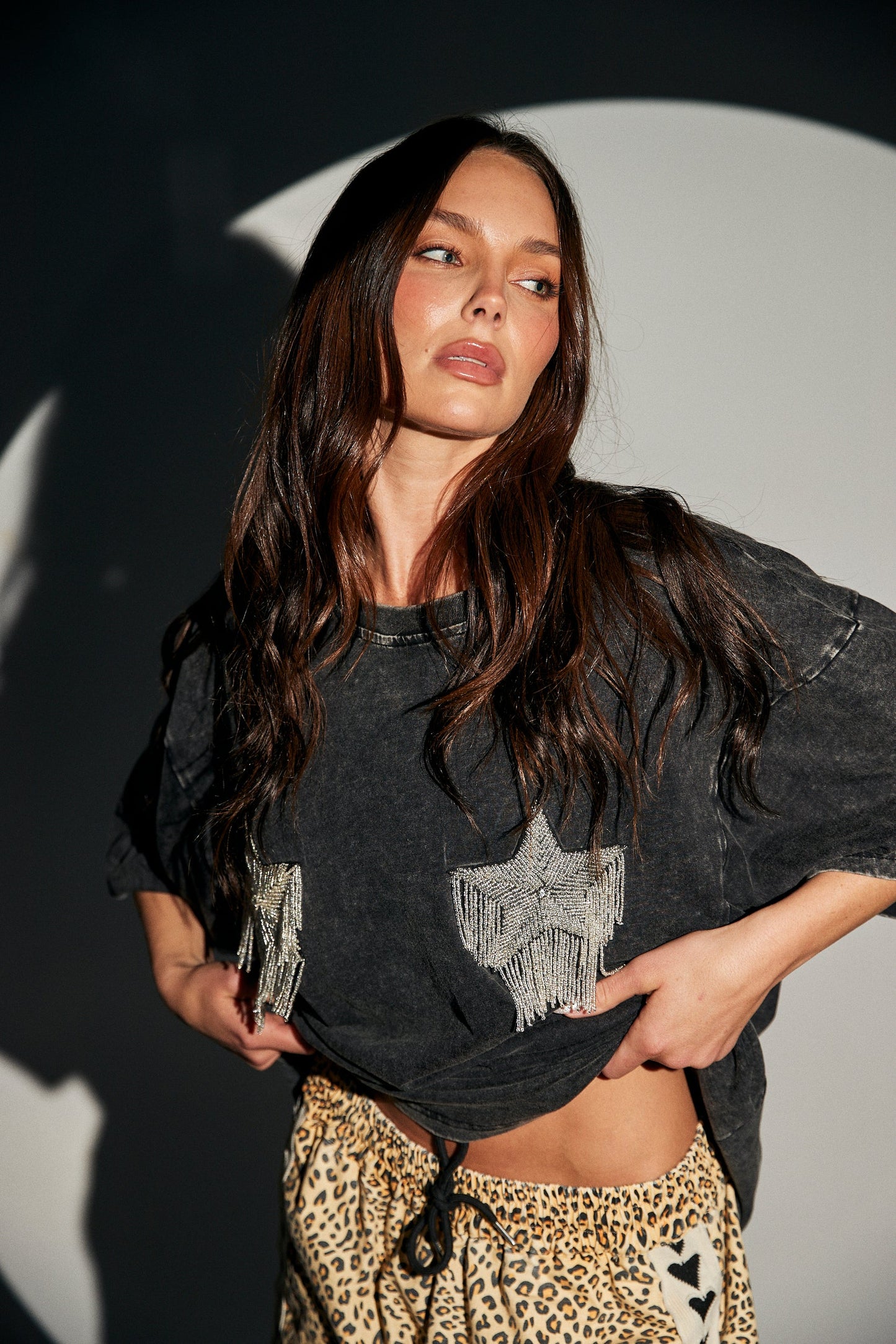 Sabbi - The Sparkle Titty Tee - Black