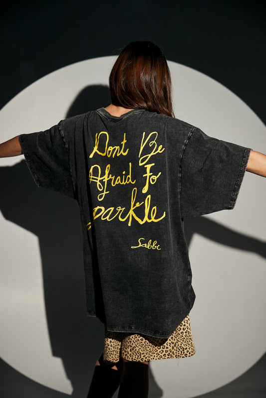 Sabbi - The Sparkle Titty Tee - Black