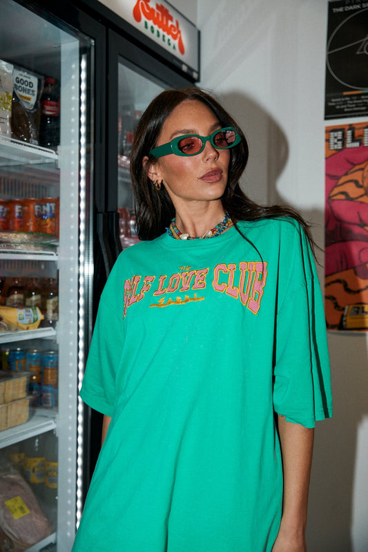 Sabbi - The Very Oversized Self Love Club Tee - Green