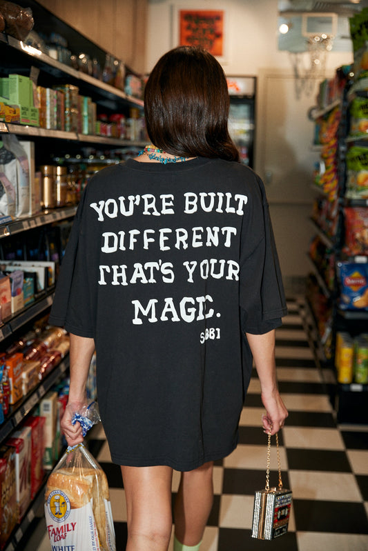Sabbi - The Very Oversized Self Love Club Tee - Black