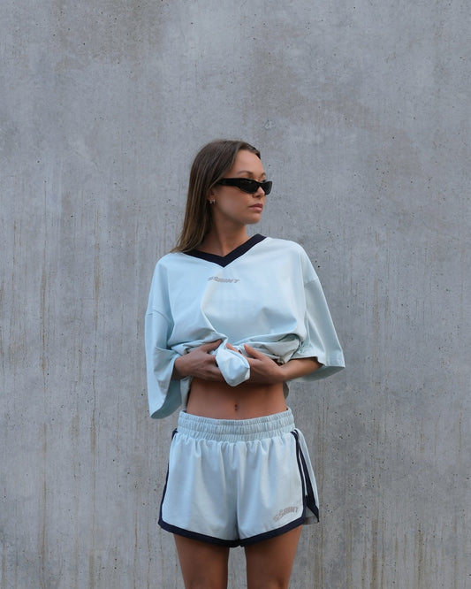 SSAINT Apparel - Reflective V Neck Tee - Mint