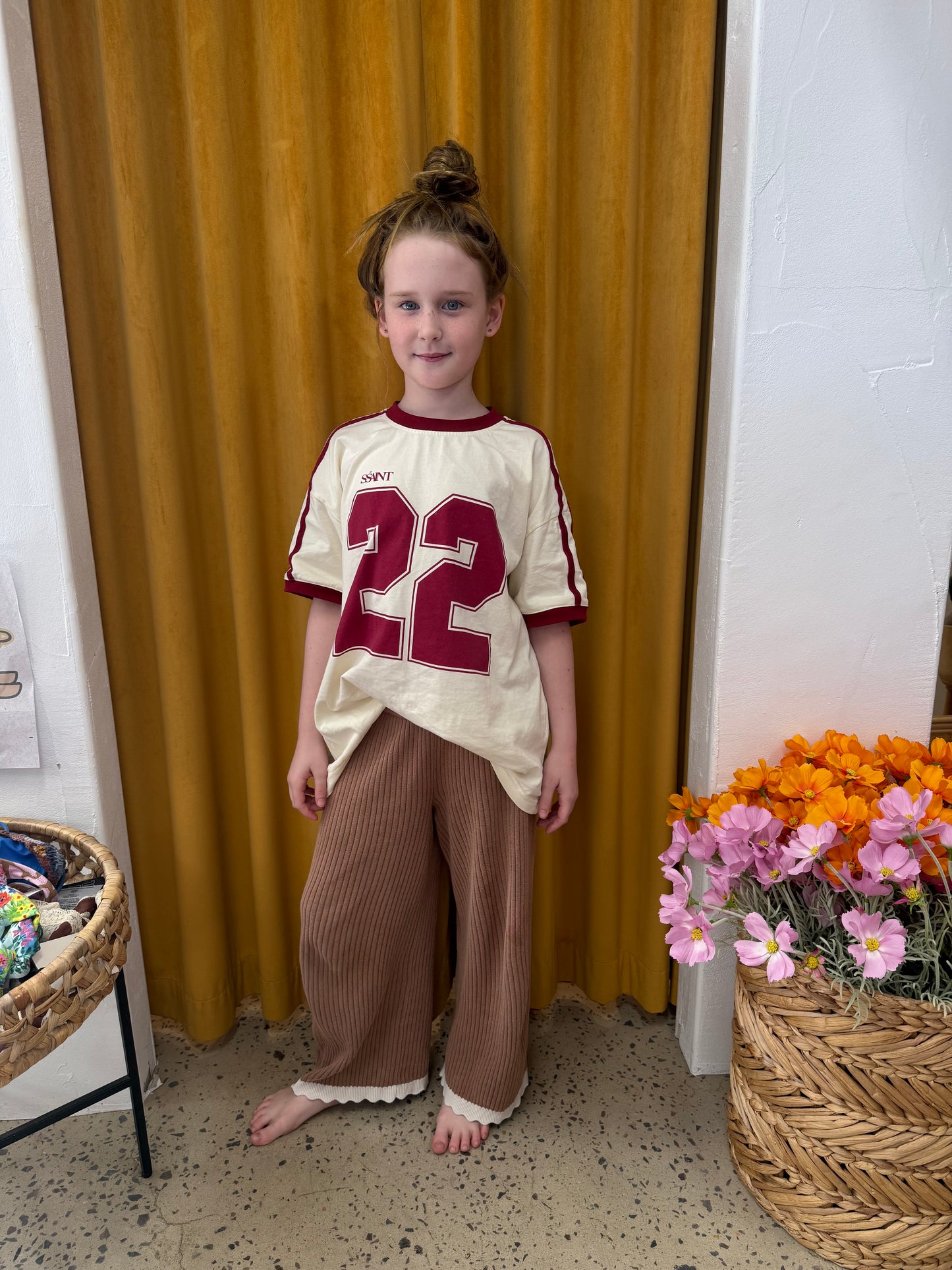 Ssaint Apparel - Twenty Two Tee - Cherry - Kids