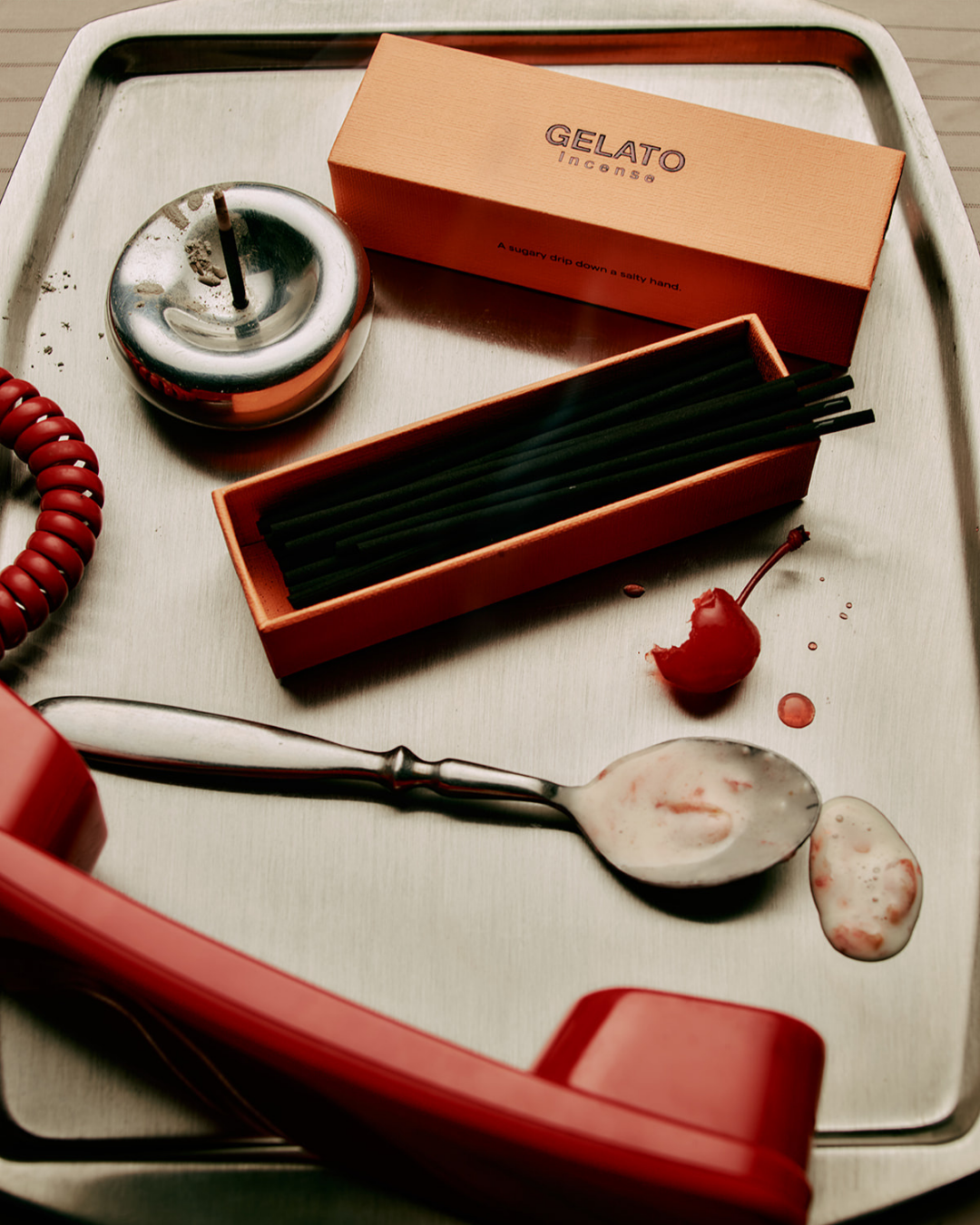 Chrome Incense Holder
