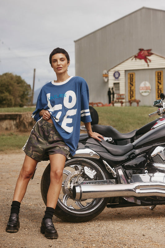 Sabbi - The MINI Raving Hearts Shorts - Camo