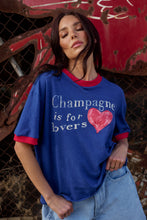 Load image into Gallery viewer, Sabbi - The Champagne is for Lovers Tee - Royal
