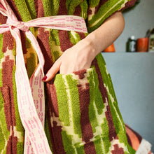 Load image into Gallery viewer, Sage X Clare  - Nisha Terry Kimono - Palm
