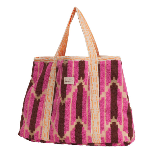 Sage X Clare - Nisha Terry Tote Bag - Rosewater