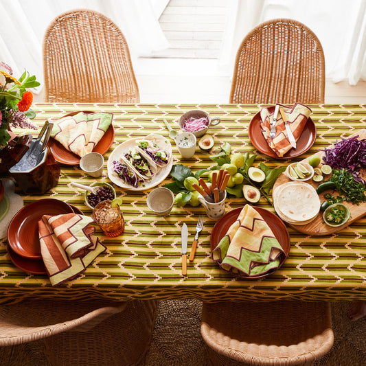 Sage X Clare - Nisha Table Cloth - Palm