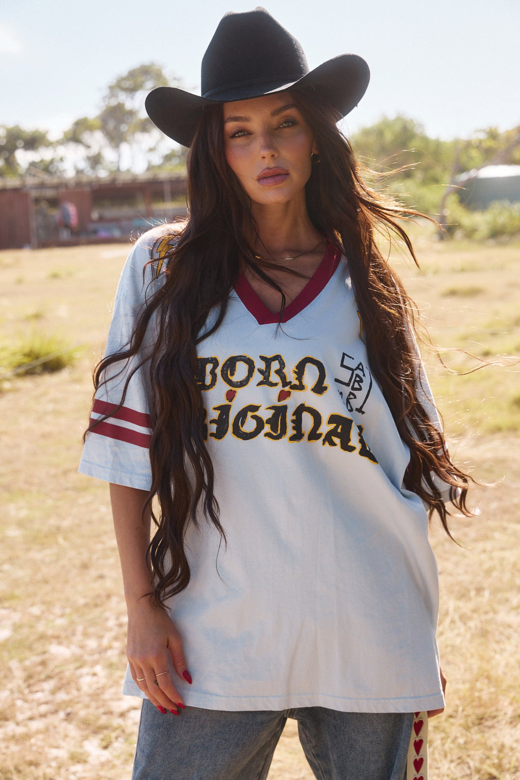 Sabbi - The Very Oversized Born Original Tee - Sky