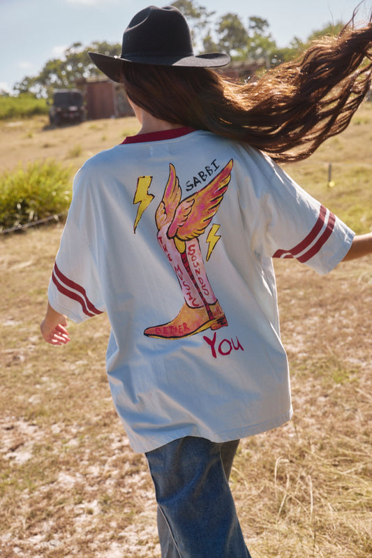 Sabbi - The Very Oversized Born Original Tee - Sky