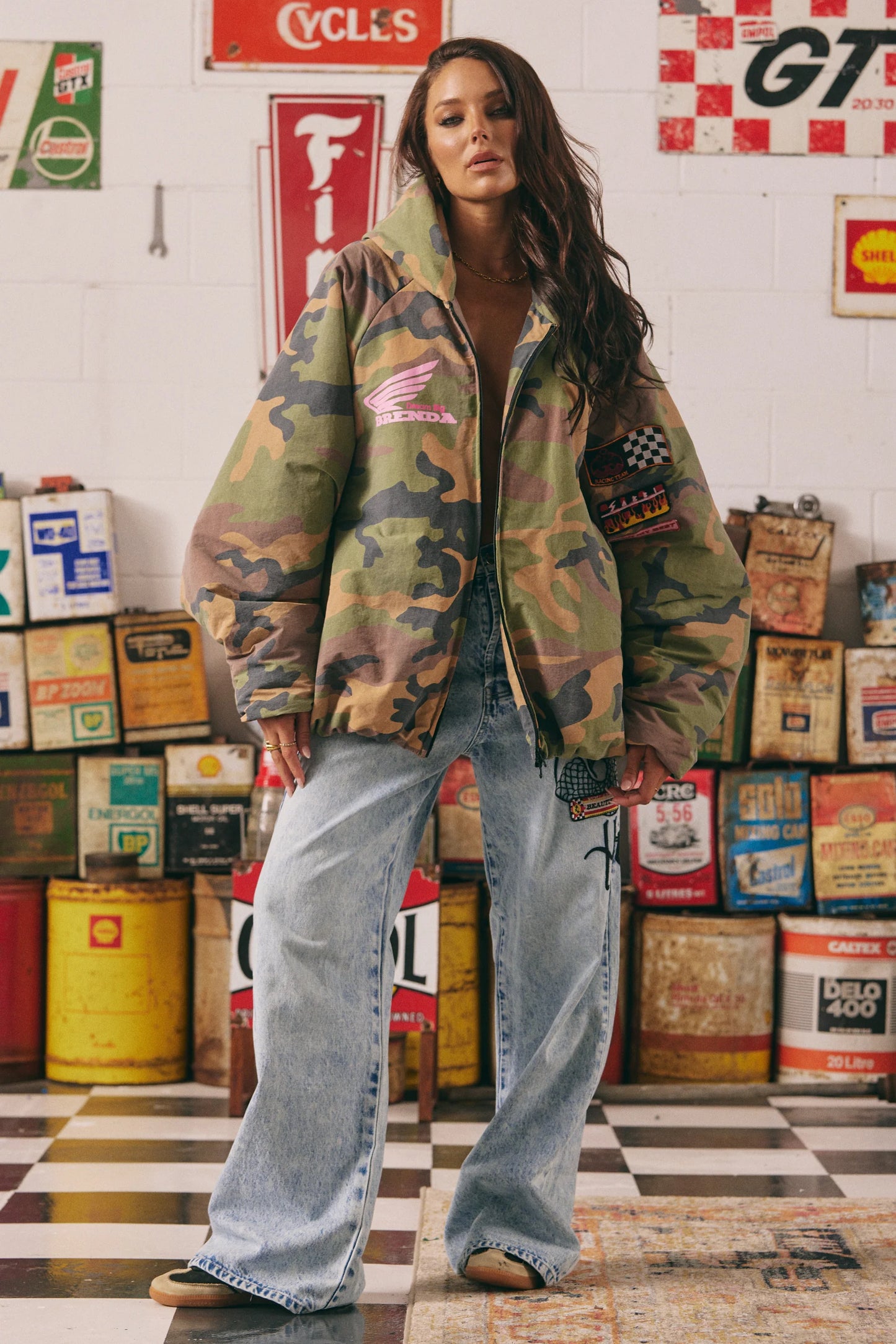 Sabbi - The Be Kind Bomber Jacket - Camo