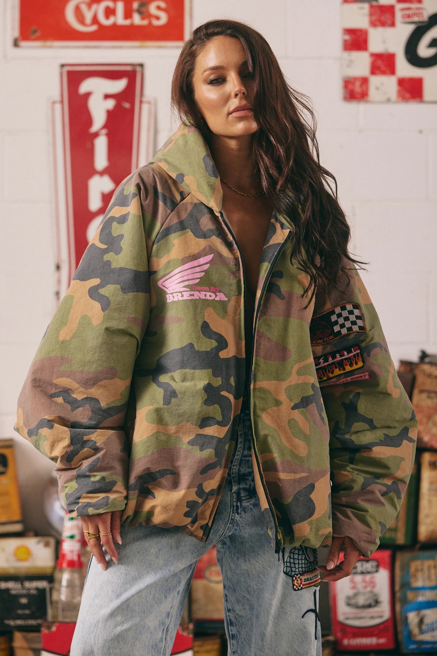 Sabbi - The Be Kind Bomber Jacket - Camo