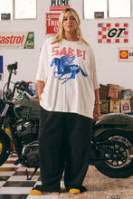 Load image into Gallery viewer, Sabbi - The Very Oversized Rhinestone Tee - Marshmallow
