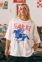 Load image into Gallery viewer, Sabbi - The Very Oversized Rhinestone Tee - Marshmallow
