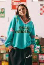 Load image into Gallery viewer, Sabbi - The Born Original V Neck Crew - Teal
