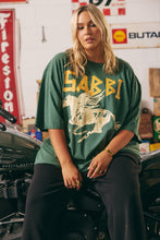 Load image into Gallery viewer, Sabbi - The Very Oversized Rhinestone Tee - Green
