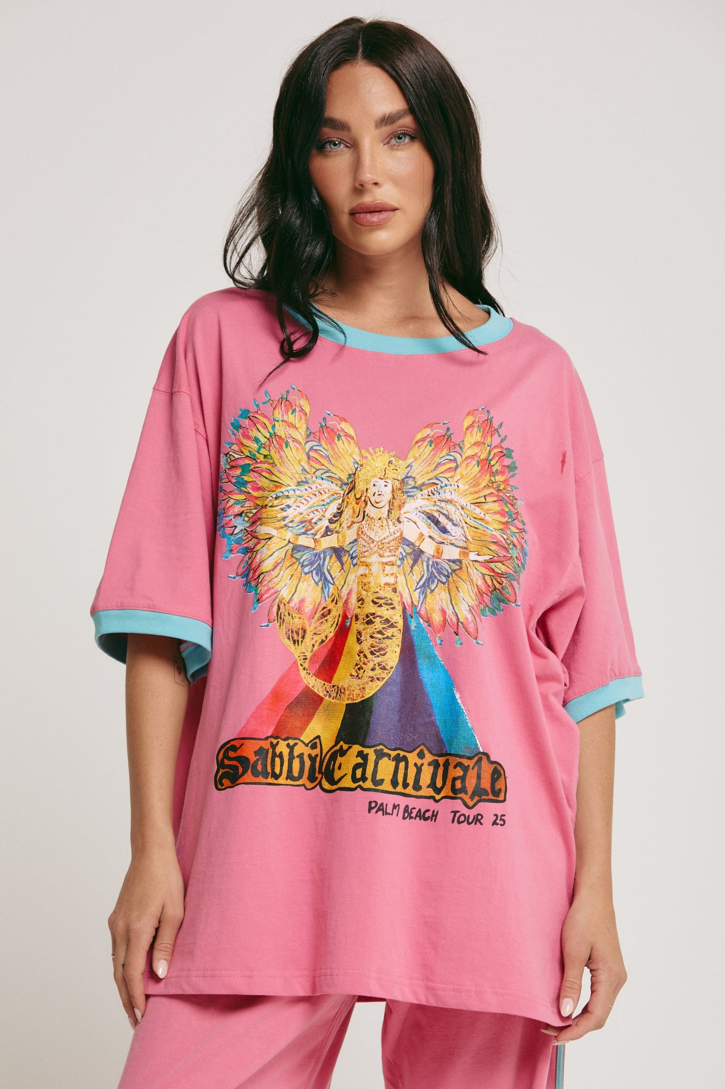 Sabbi - The Very Oversized Carnivale Tee - Pink
