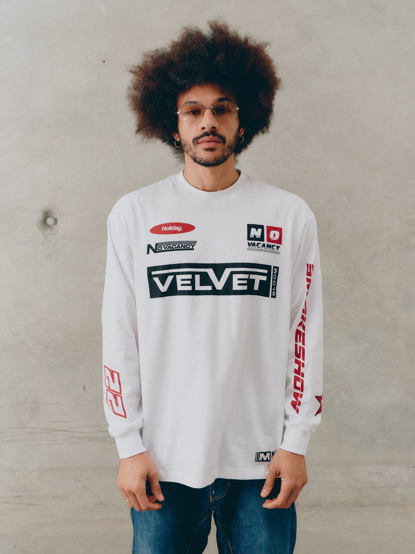 SSAINT Apparel - Signature Moto Tee - White