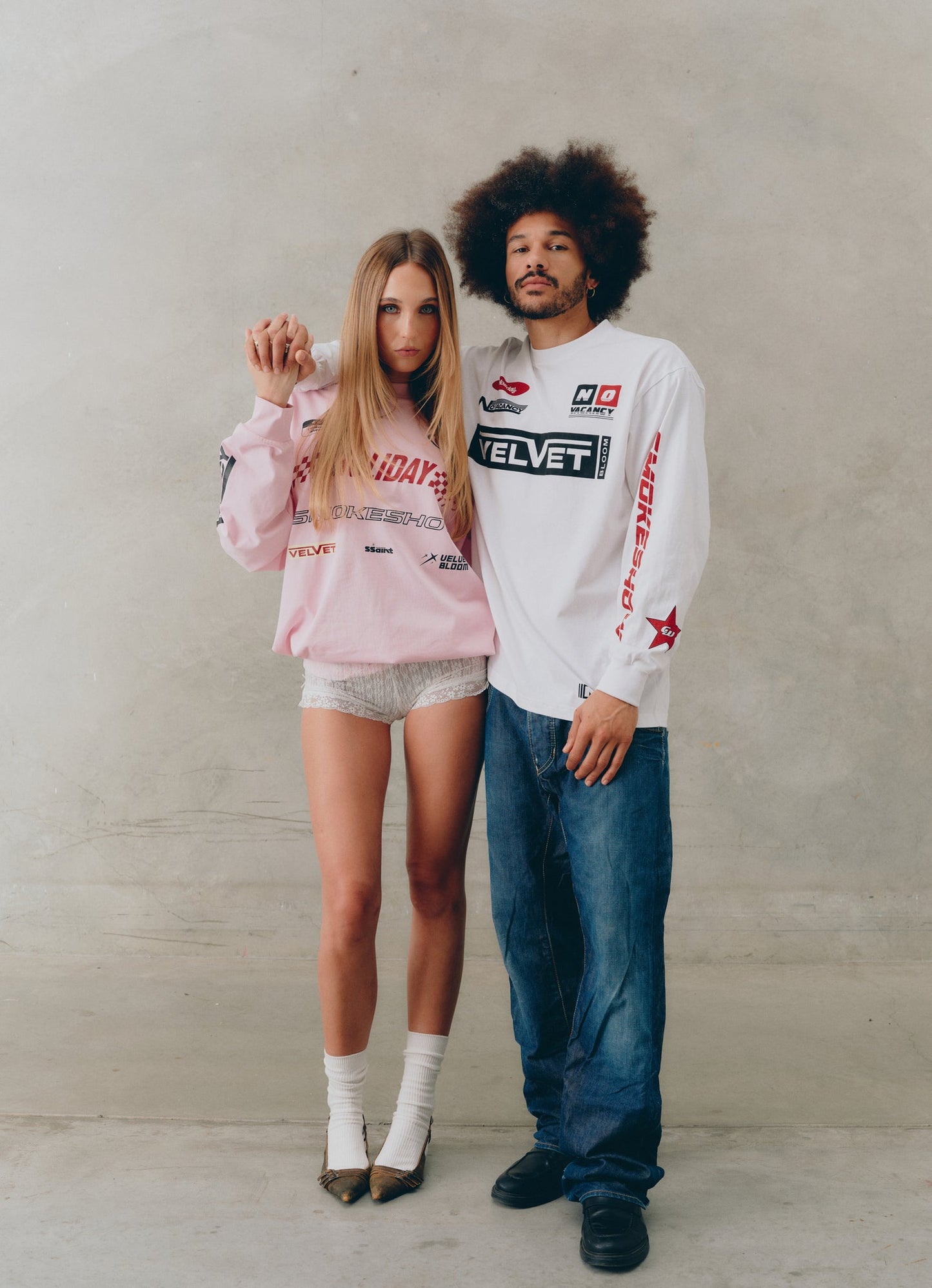 SSAINT Apparel - Signature Moto Tee - Pink