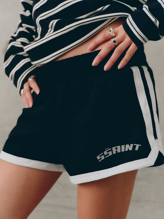 SSAINT Apparel - Reflective V Shorts - Black