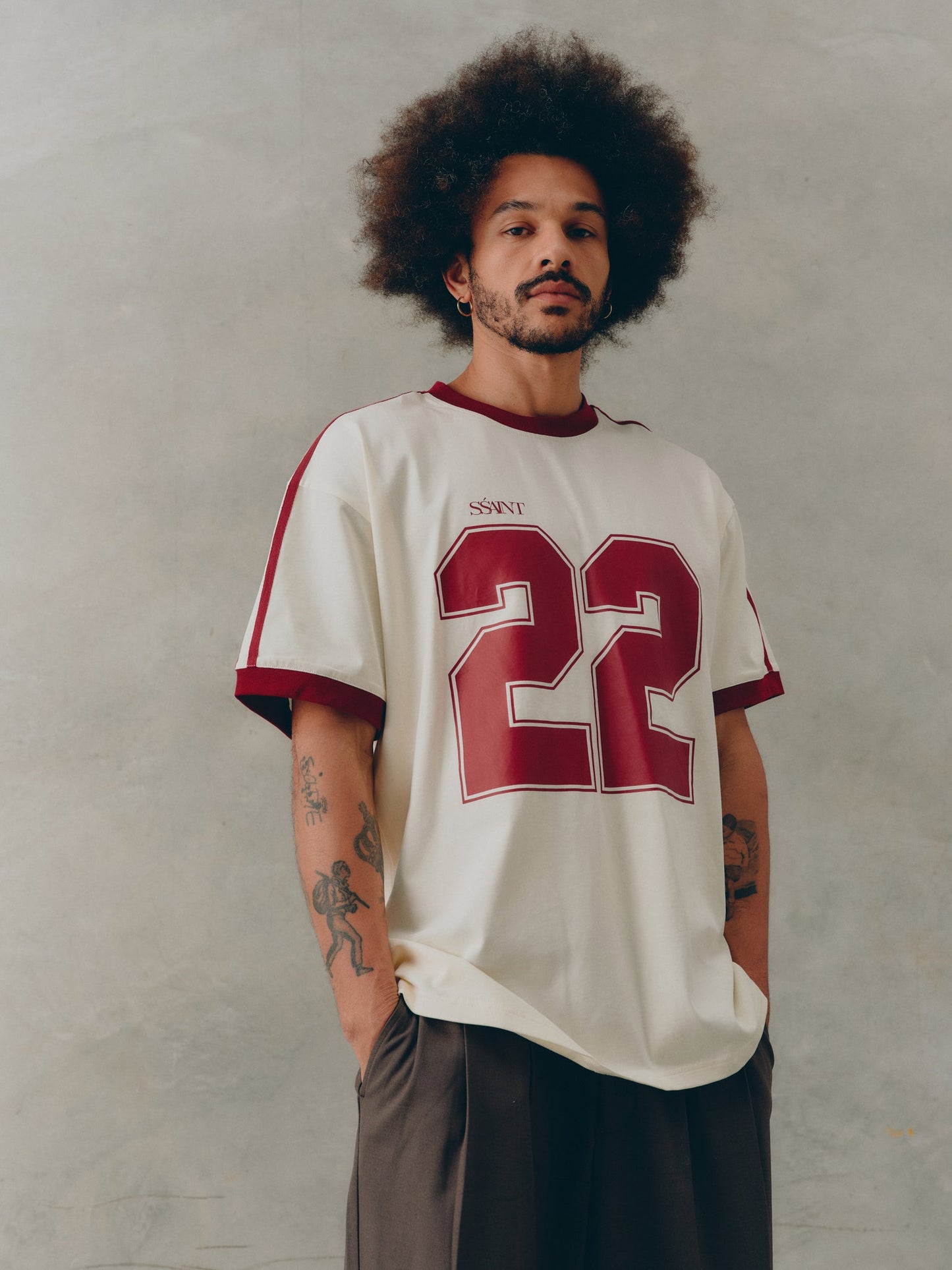 SSAINT Apparel - Twenty Two Tee - Cherry
