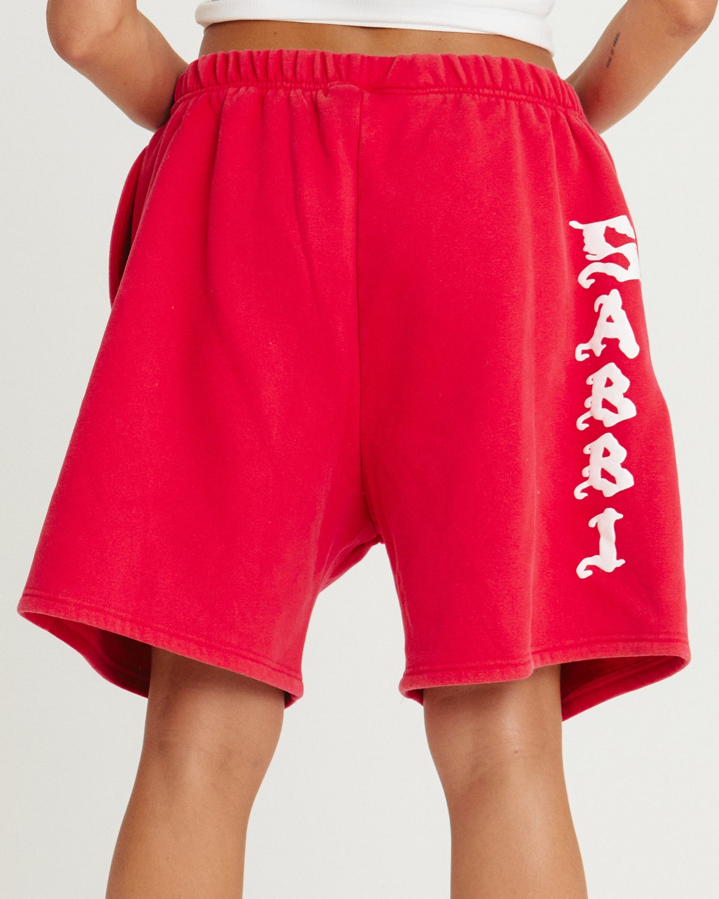Sabbi - The Happy Hibiscus Shorts - Red