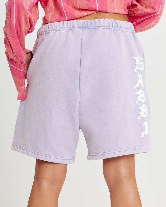 Sabbi - The Happy Hibiscus Shorts - Lilac