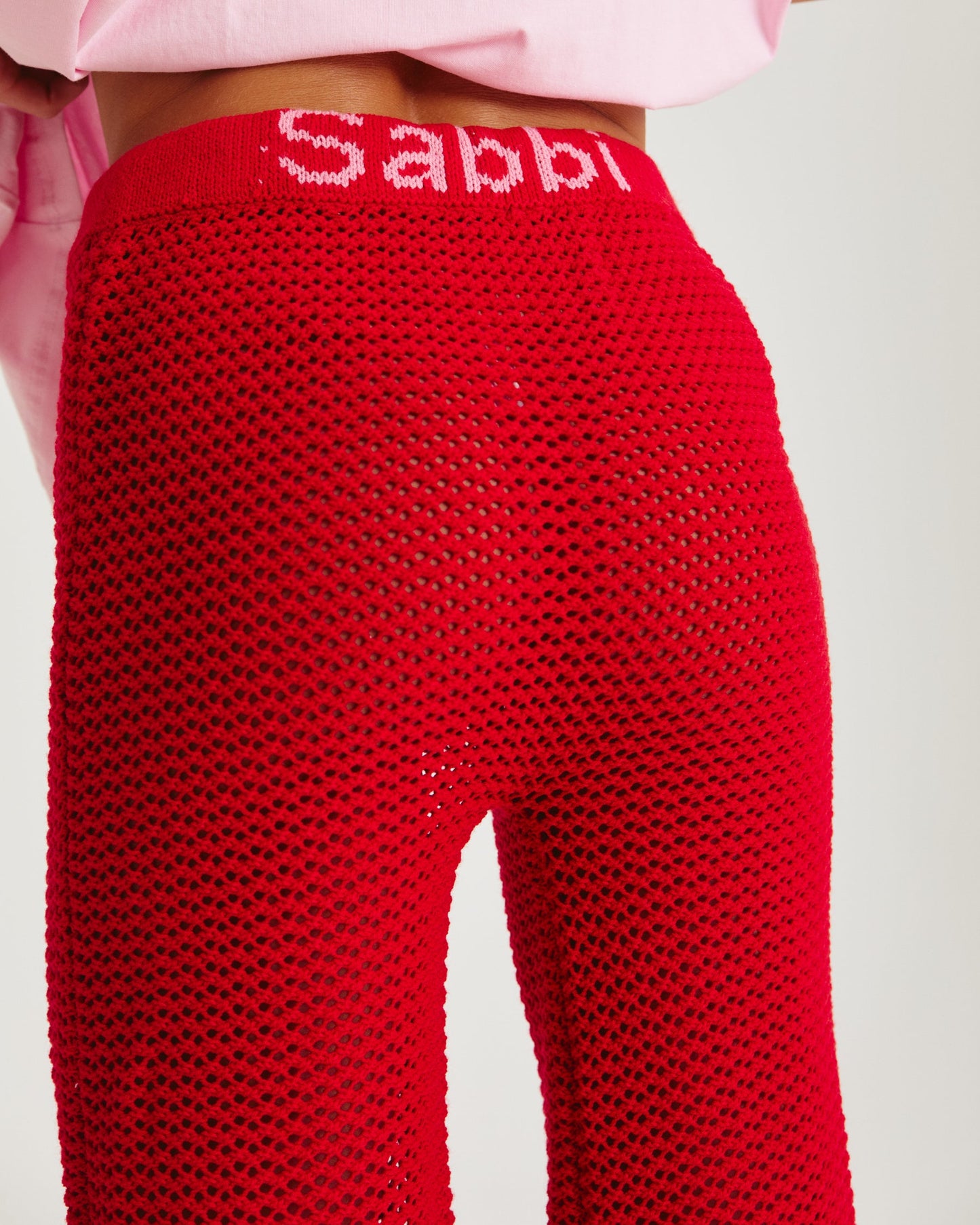 Sabbi - The Knit Beach Pants - Red