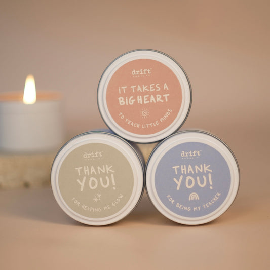 Drift - 2026 TEACHER CANDLES - Travel Tin Candles