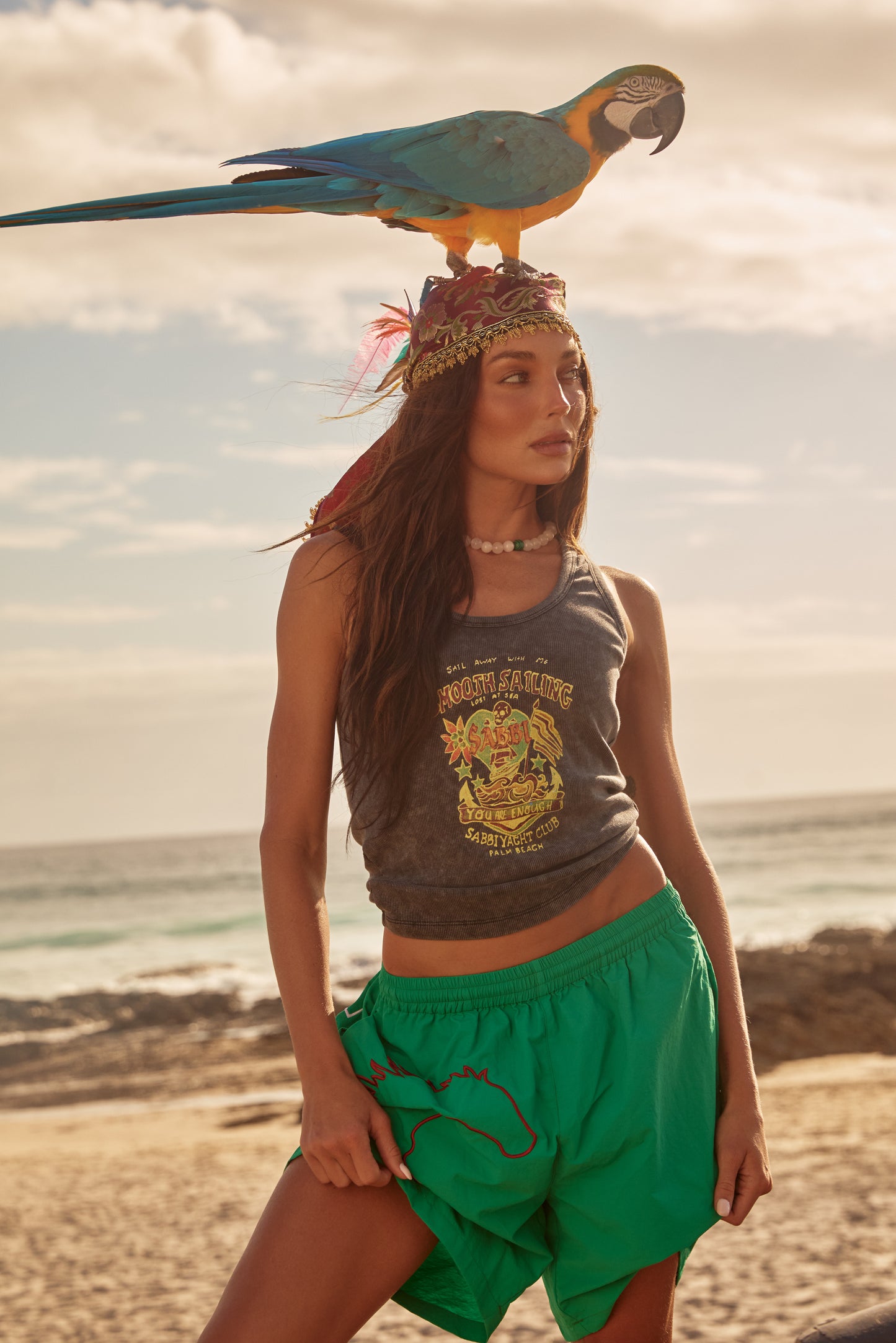 Sabbi - The Smooth Sailing Tank - Charcoal