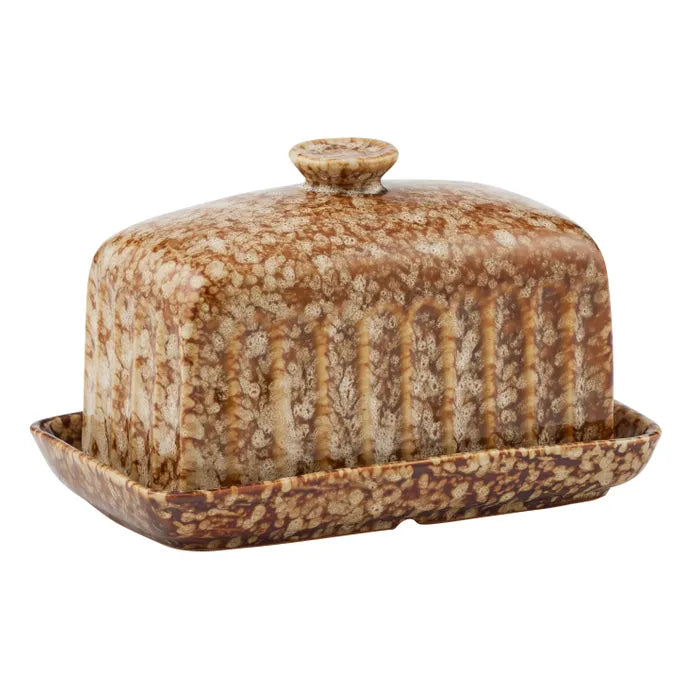CTC - Studio Ceramic Butter Dish - Cocoa
