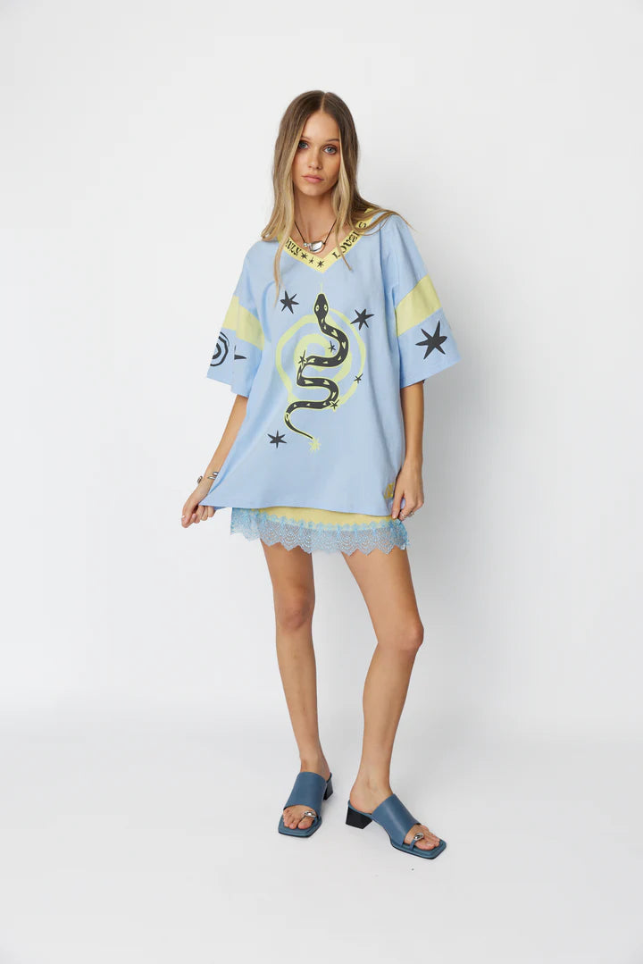 Only Lovers Left - Serpent Tee - Sky
