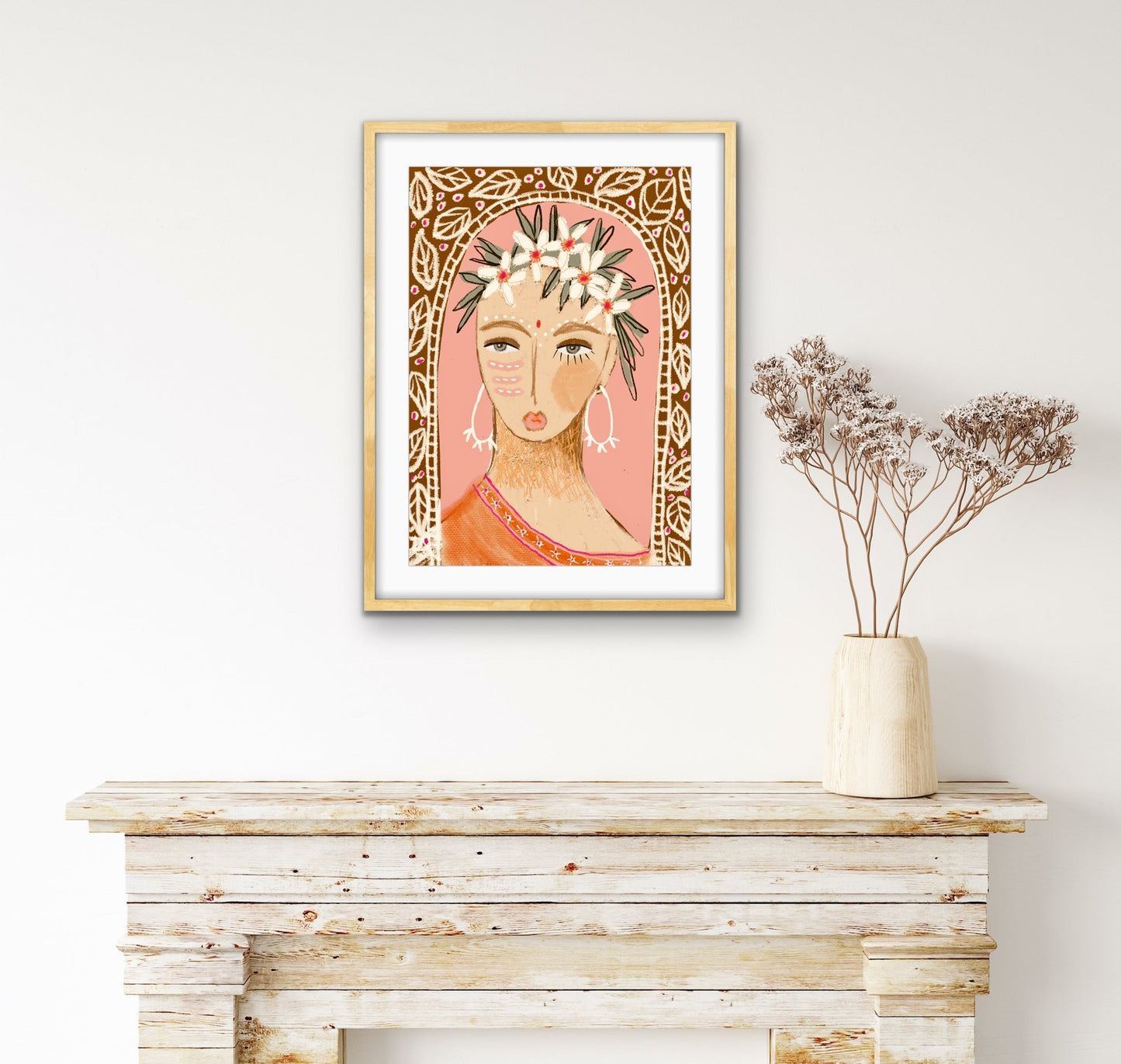 Sue Fantini Art - Devi - Framed Print
