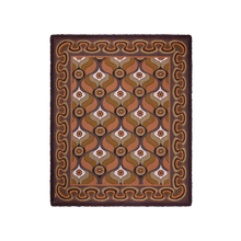 Load image into Gallery viewer, Wandering Folk Throw Rug - Morrison Throw - Brandy
