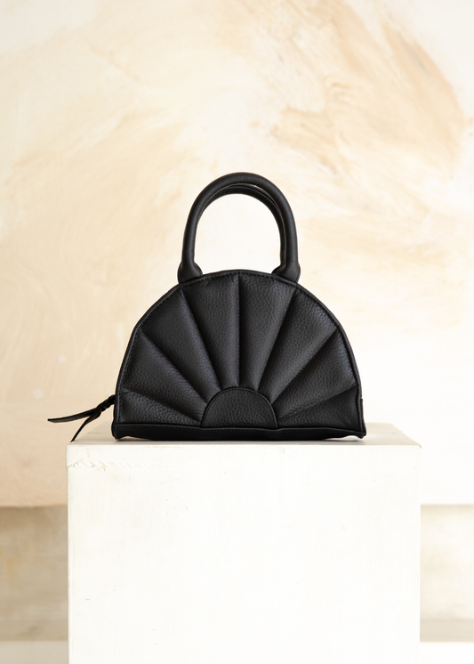 Hobo and Hatch - Soleil Mini Tote - Textured Noir