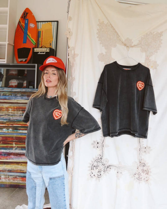 Happy Little Mother - Sorry Mom Tee - Black