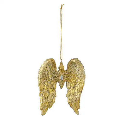 CTC - Gold Angel Wing - Hanging Decoration