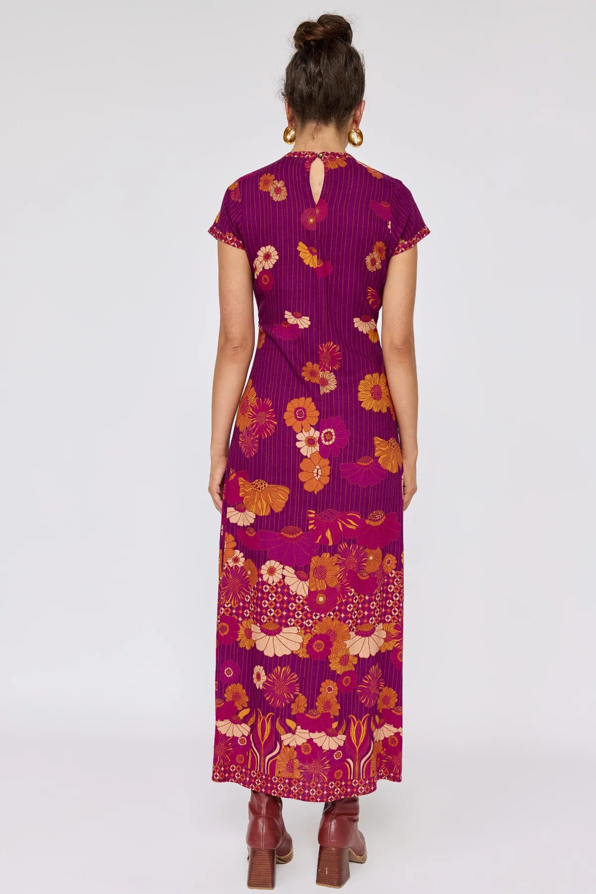 Nine Lives Bazaar - Yoko Midi Dress - Royale