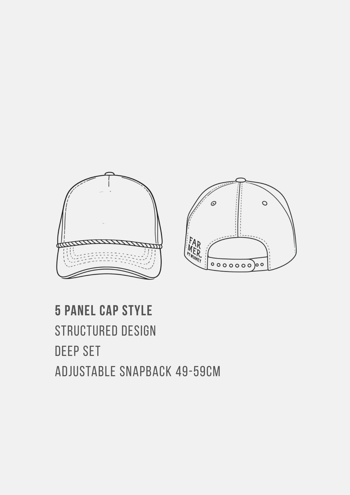 FARMER By Whitney - Mother 5 Panel Cap