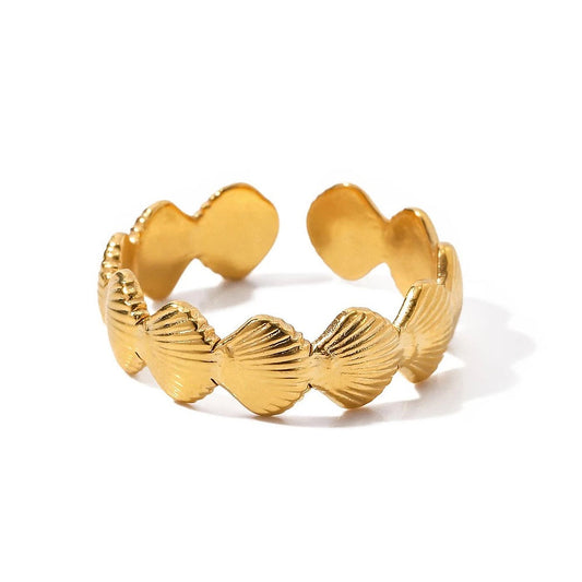 Sea Soul - Shell Ring - Gold