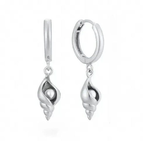 Sea Soul - Shelly - Silver Earrings