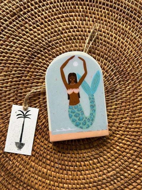 Sue Fantini Art - Blue - Small Handmade Tile